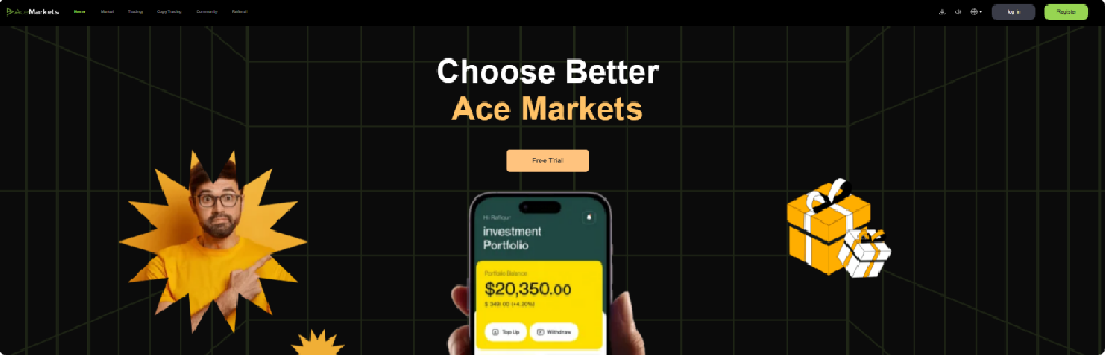 告別交易難題! Ace Markets:跟單躺賺、贈金不停,新手也能玩金融