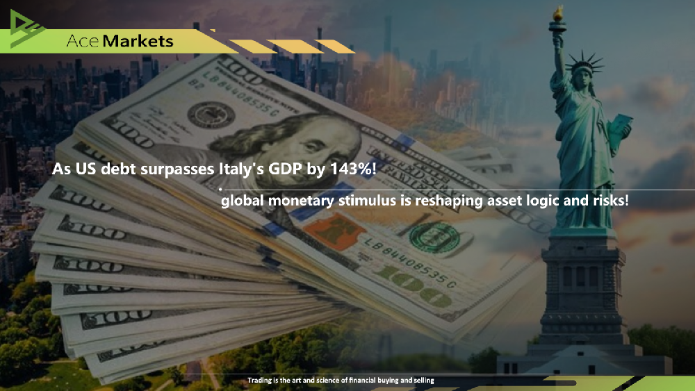 美國債務超意希破143% GDP 背後，全球貨幣刺激重塑資產邏輯與風險!