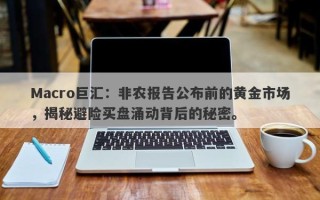 Macro巨汇：非农报告公布前的黄金市场，揭秘避险买盘涌动背后的秘密。