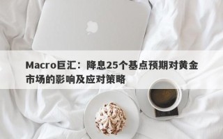 Macro巨汇：降息25个基点预期对黄金市场的影响及应对策略