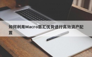 如何利用Macro巨汇优势进行高效资产配置