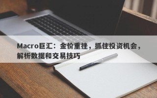 Macro巨汇：金价重挫，抓住投资机会，解析数据和交易技巧