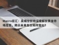 Macro巨汇：高级分析师深度解析黄金市场走势，揭示未来金价如何变化？