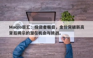 Macro巨汇：投资者瞩目，金价突破新高背后揭示的潜在机会与挑战。