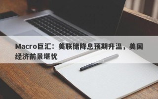 Macro巨汇：美联储降息预期升温，美国经济前景堪忧