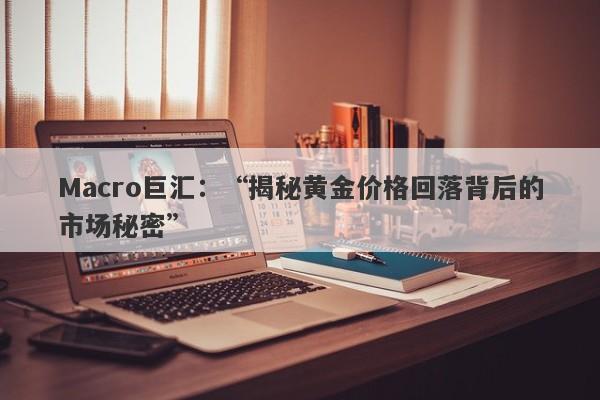 Macro巨汇：“揭秘黄金价格回落背后的市场秘密”-第1张图片-Macro Global Markets巨汇