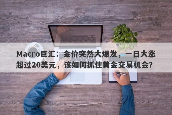 Macro巨汇：金价突然大爆发，一日大涨超过20美元，该如何抓住黄金交易机会？-第1张图片-Macro Global Markets巨汇