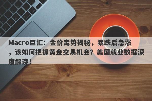 Macro巨汇：金价走势揭秘，暴跌后急涨，该如何把握黄金交易机会？美国就业数据深度解读！-第1张图片-Macro Global Markets巨汇