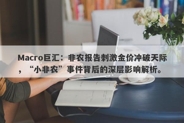 Macro巨汇：非农报告刺激金价冲破天际，“小非农”事件背后的深层影响解析。-第1张图片-Macro Global Markets巨汇